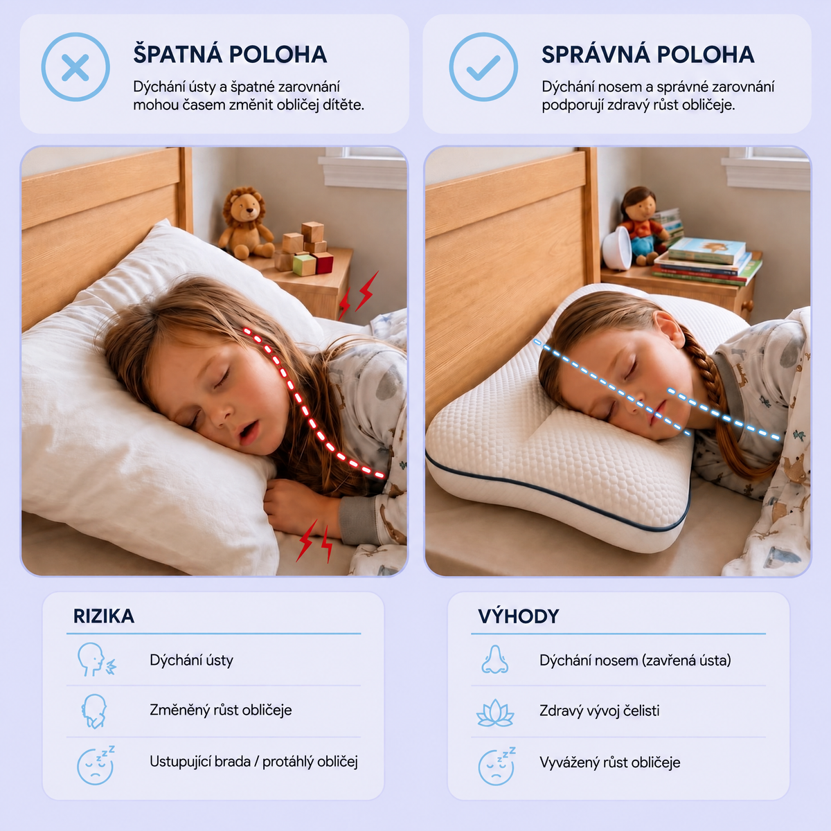 Dětský polštář Pohodia