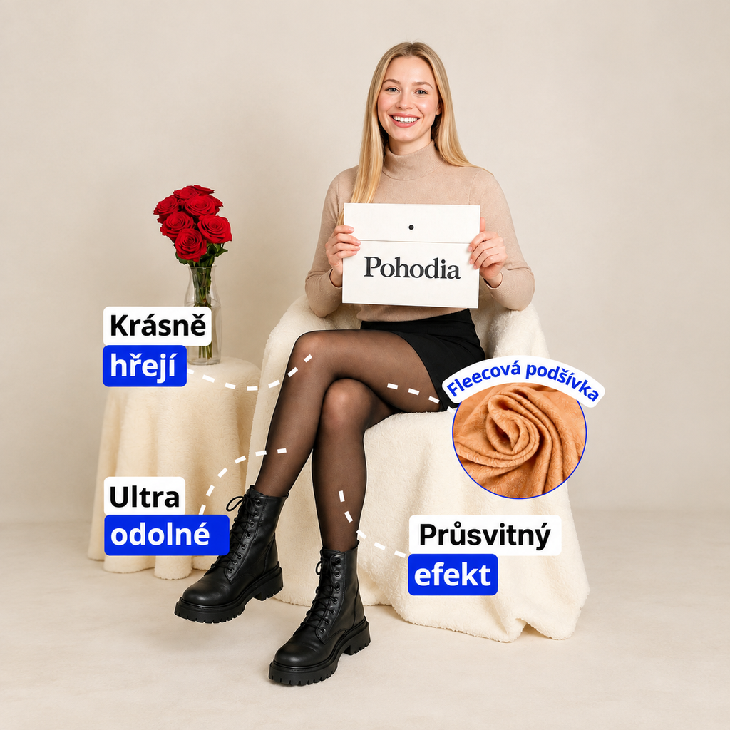 Fleecové punčocháče Pohodia
